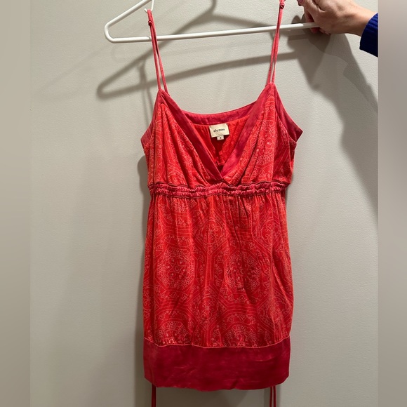 Ella Moss Tops - ella moss red long tight tank